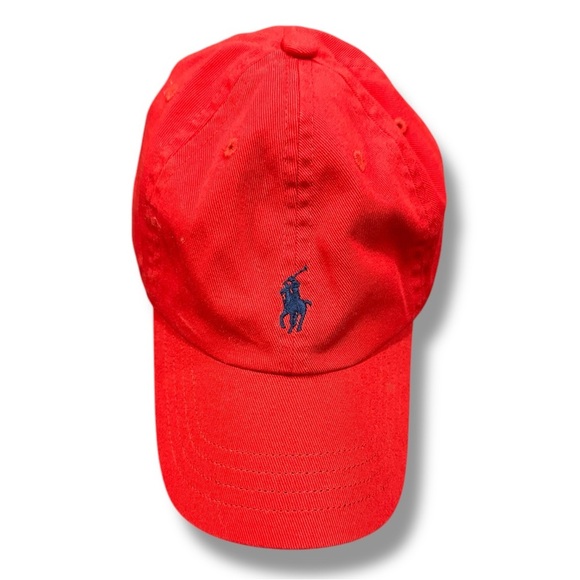Ralph Lauren Red Baseball Cap 12-24 Months - Picture 1 of 7